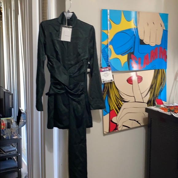 SIZE 6 16ARLINGTON CATHERINE GREEN DRESS - Picture 3 of 6